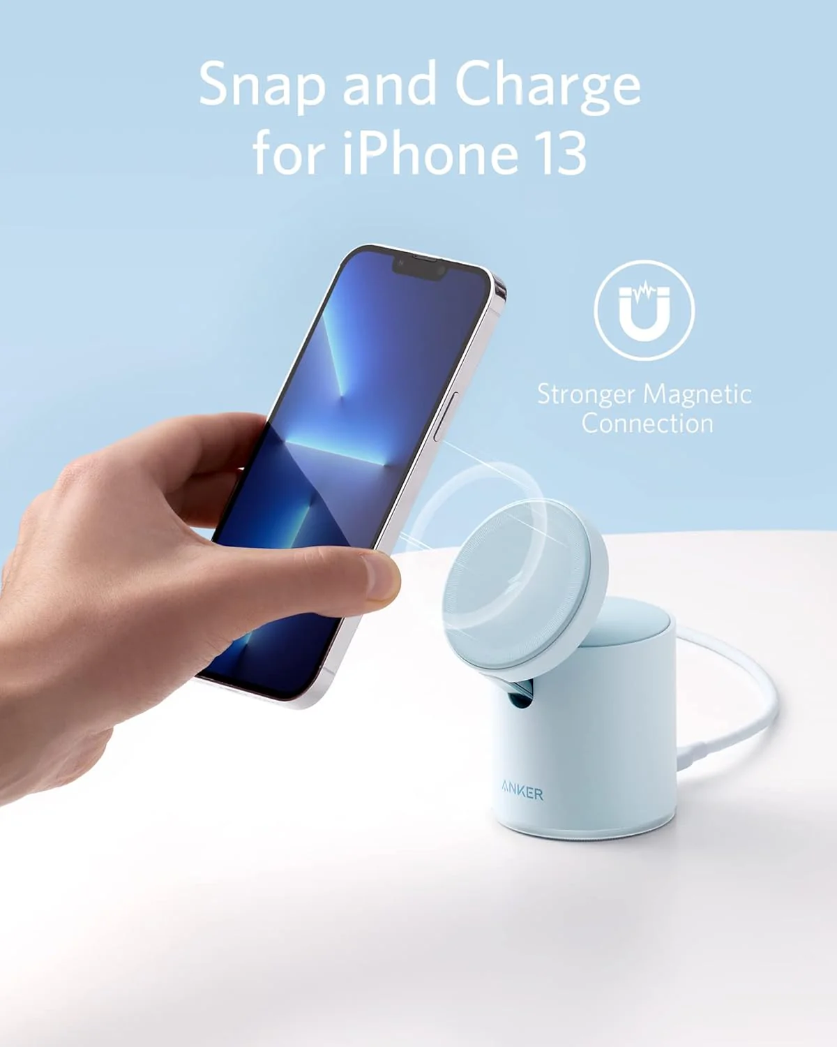 Anker 623 Magnetic Wireless Charger (MagGo) - Image 4