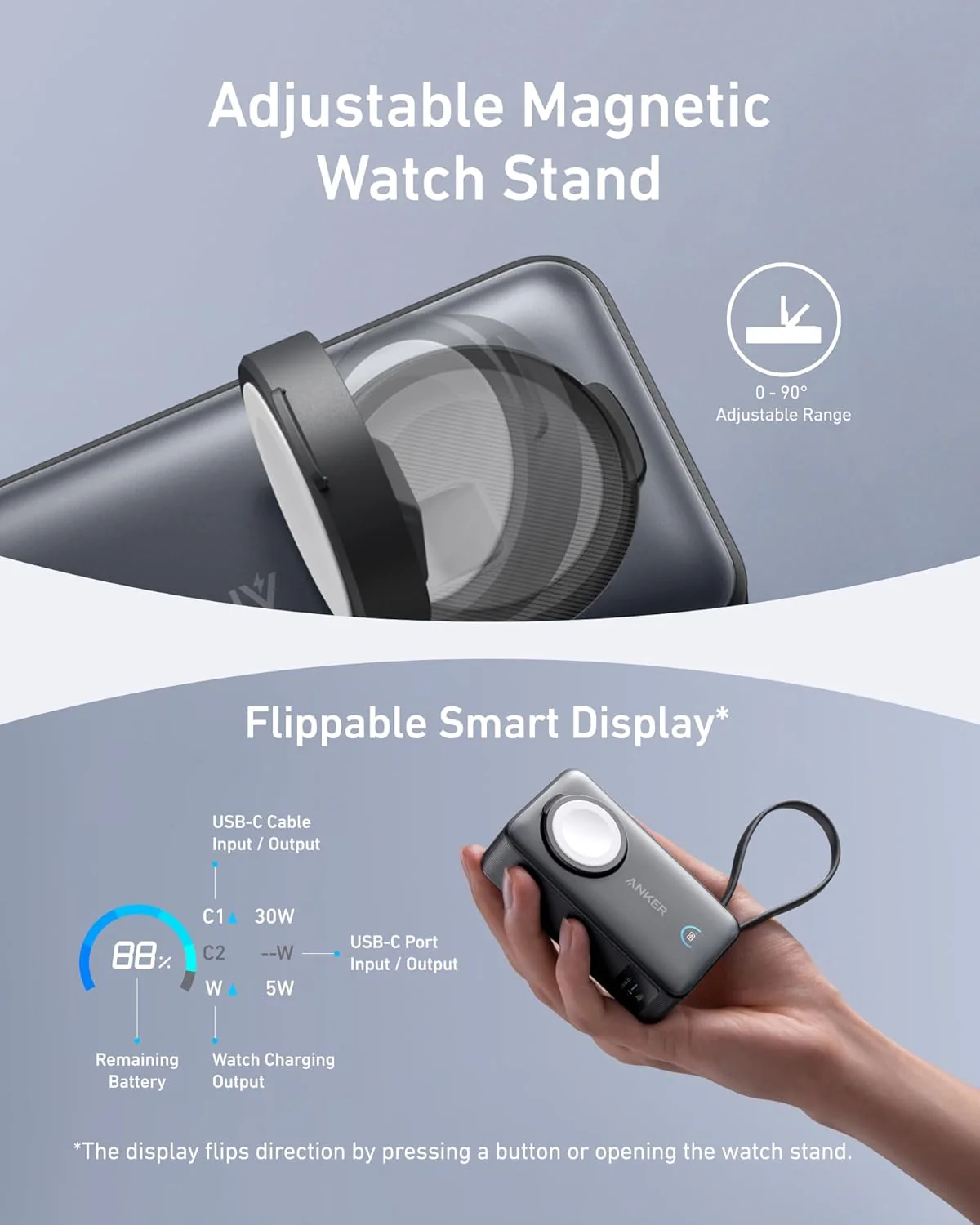 Anker MagGo Power Bank 10K, 35W, 5000 mAh - Image 4