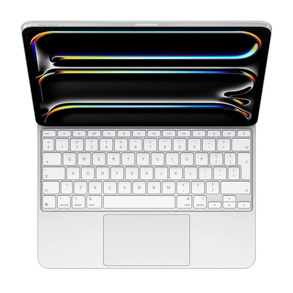 Apple iPad Pro 13-inch (M4) Magic Keyboard (International English) - White - Image 2