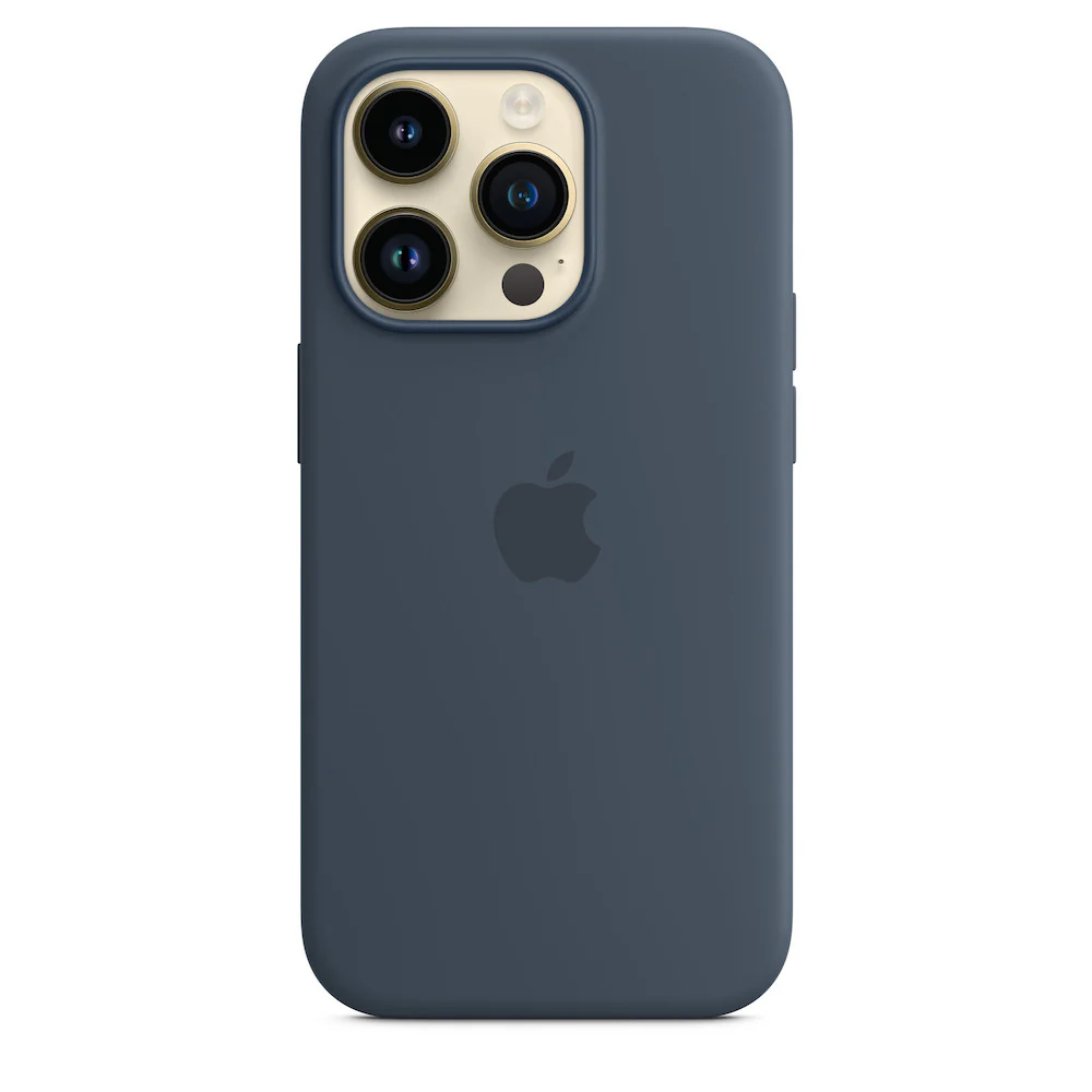 Apple iPhone 14 Pro Max Silicone Case with MagSafe - Storm Blue