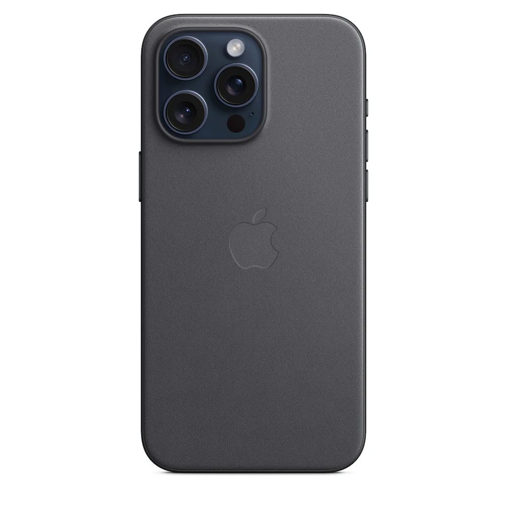 Apple iPhone 15 Pro FineWoven Case with MagSafe - Black - Image 2