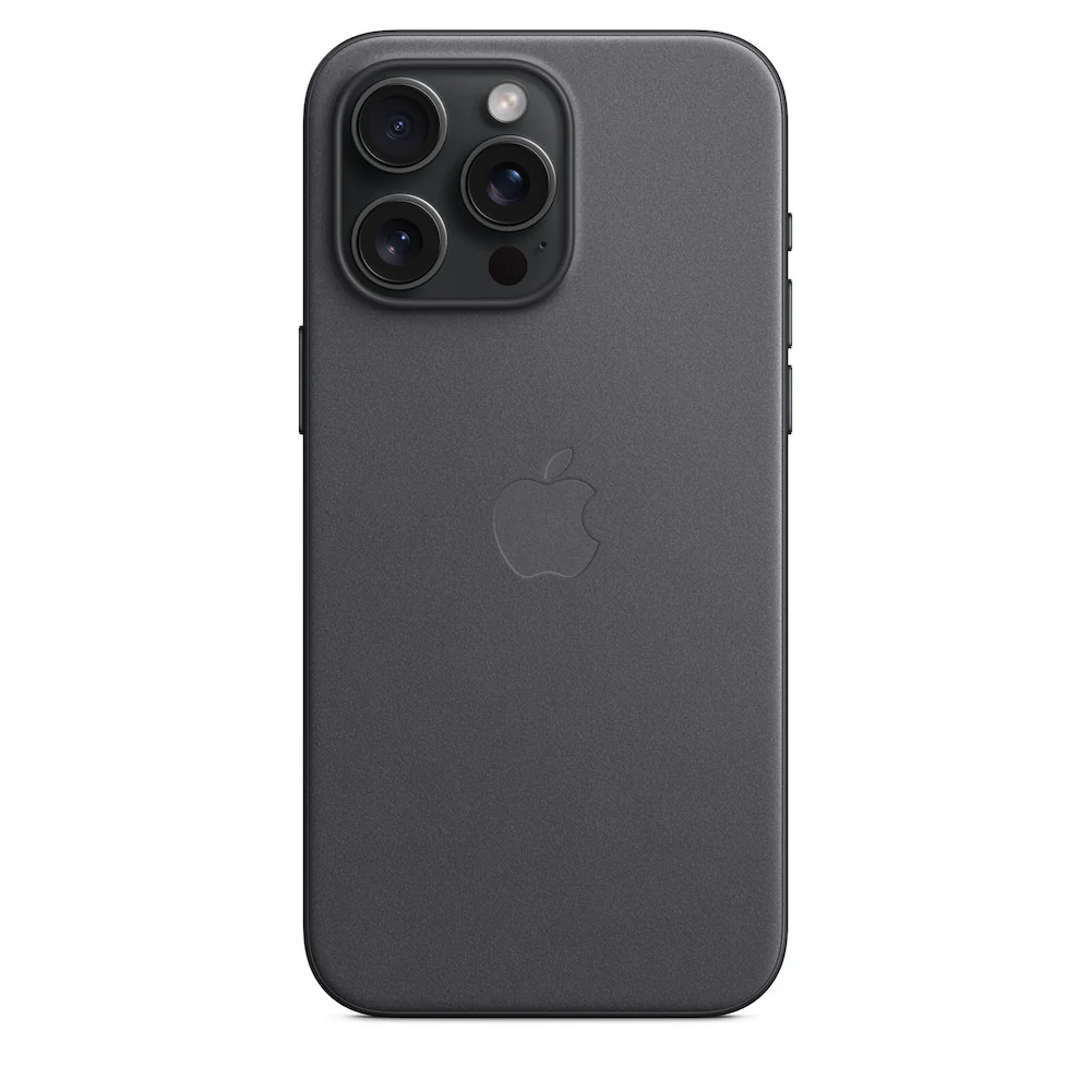 Apple iPhone 15 Pro FineWoven Case with MagSafe - Black - Image 4