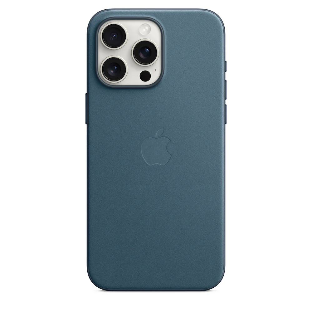Apple iPhone 15 Pro FineWoven Case with MagSafe - Pacific Blue - Image 2