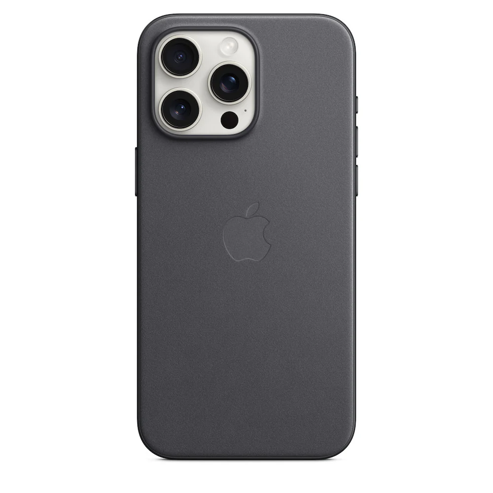 Apple iPhone 15 Pro Max FineWoven Case with MagSafe - Black - Image 3