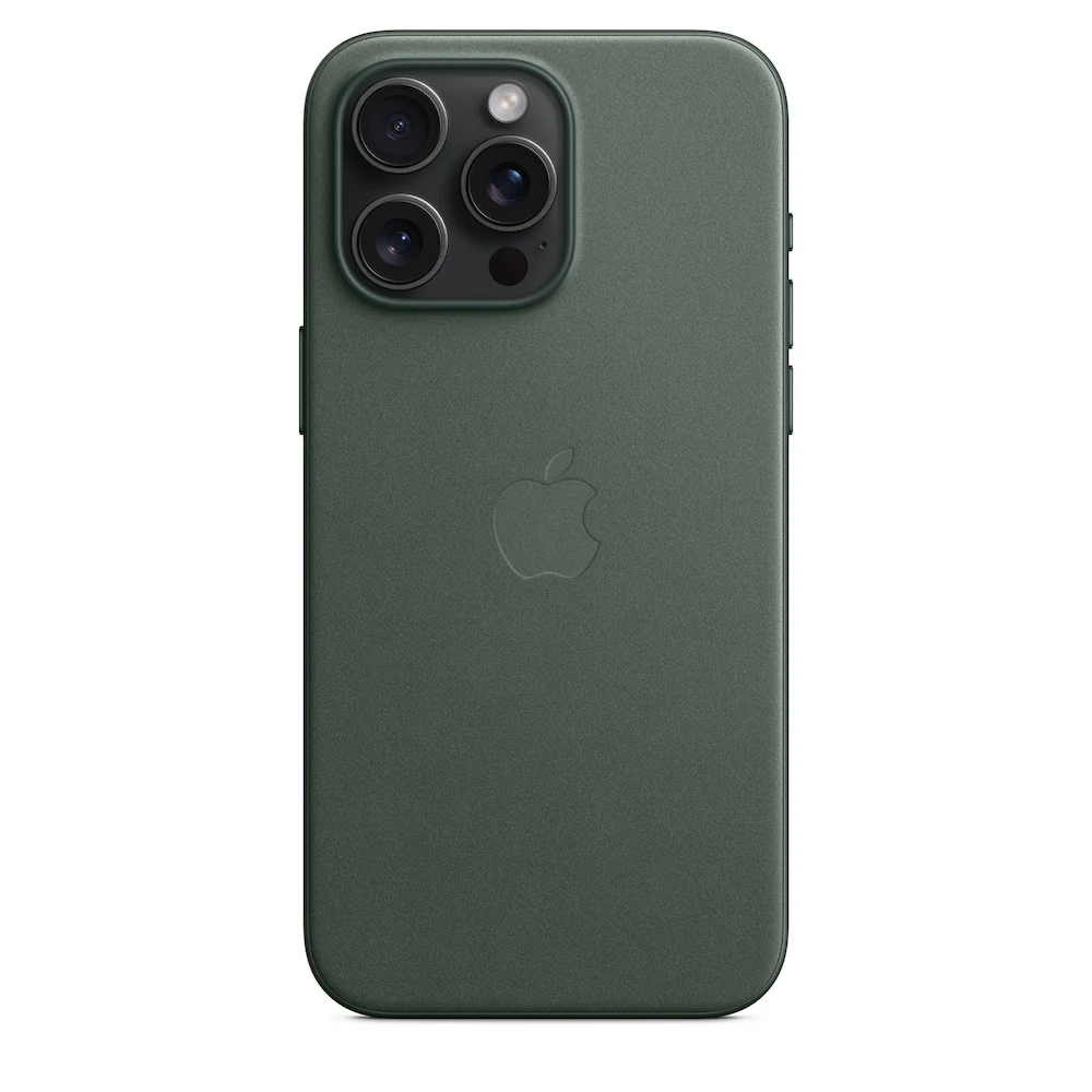 Apple iPhone 15 Pro Max FineWoven Case with MagSafe - Evergreen - Image 4