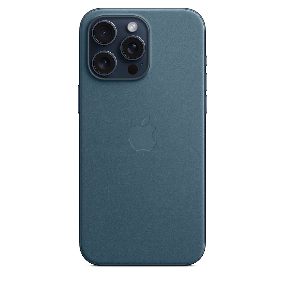 Apple iPhone 15 Pro Max FineWoven Case with MagSafe - Pacific Blue - Image 4