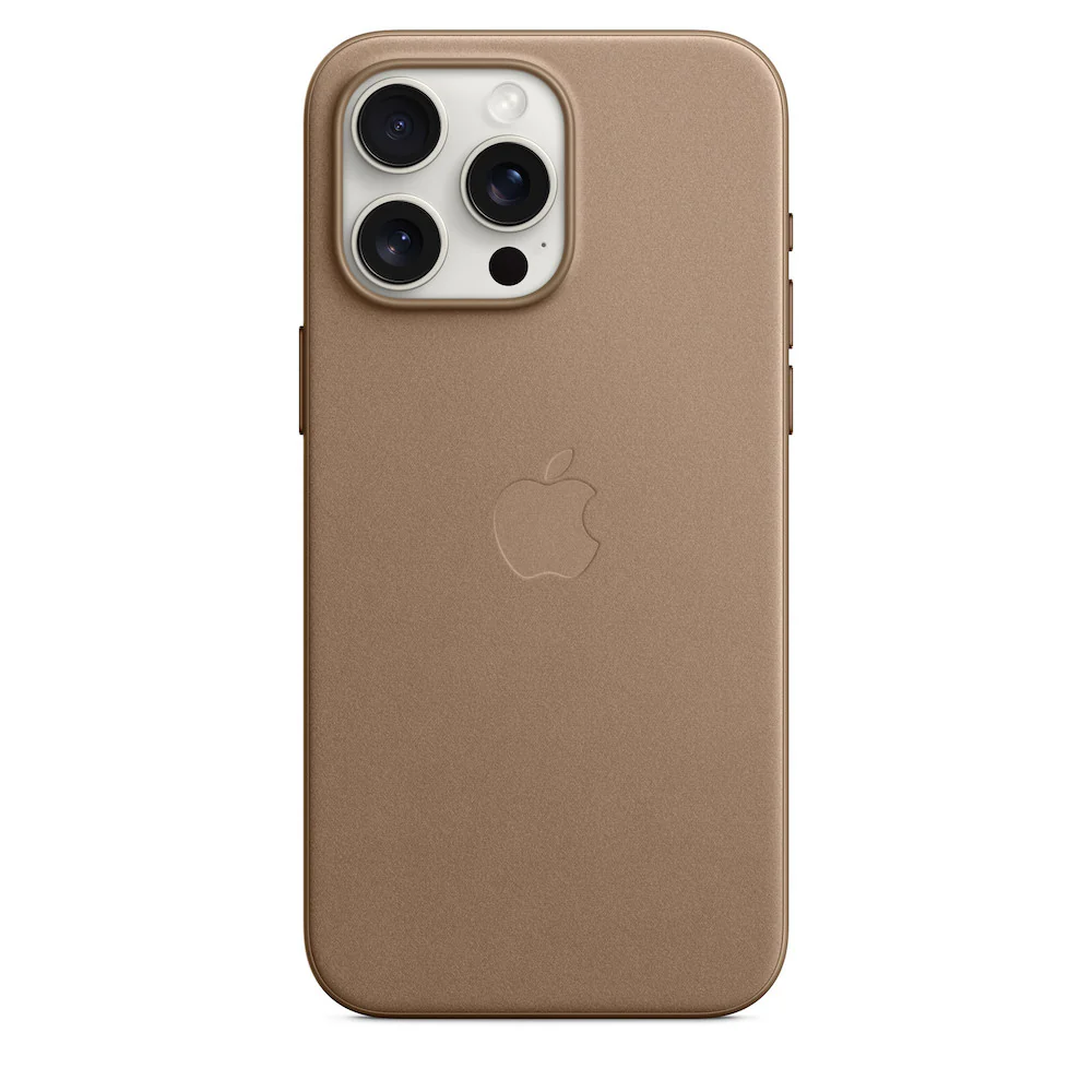 Apple iPhone 15 Pro Max FineWoven Case with MagSafe - Taupe - Image 4