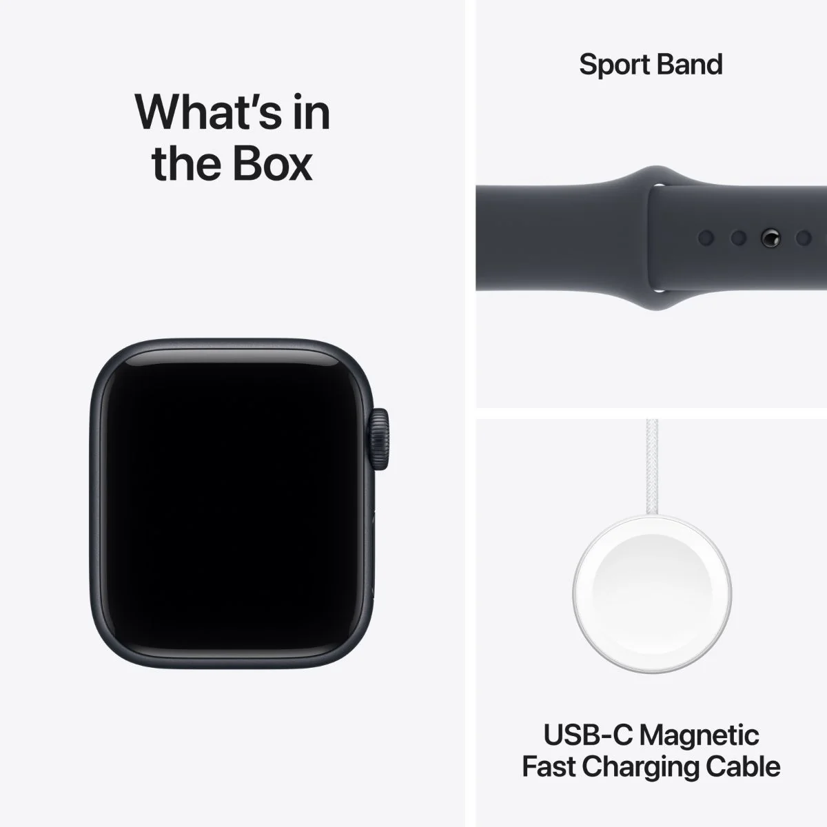 Apple Watch SE 3 40MM Midnight Aluminium Case with Midnight Sport Band - Image 10
