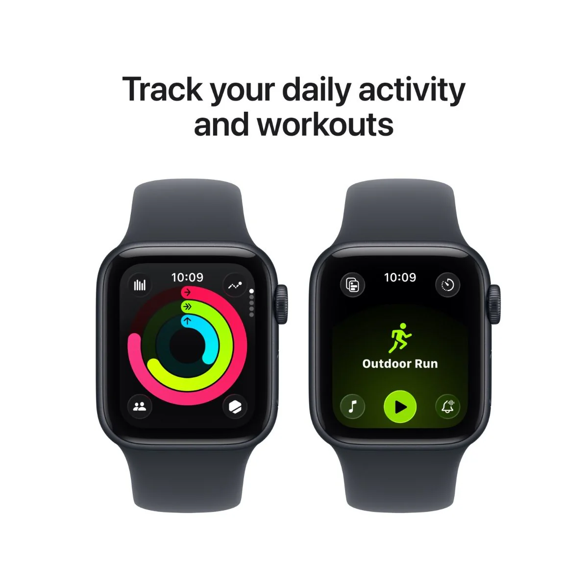 Apple Watch SE 3 40MM Midnight Aluminium Case with Midnight Sport Band - Image 3
