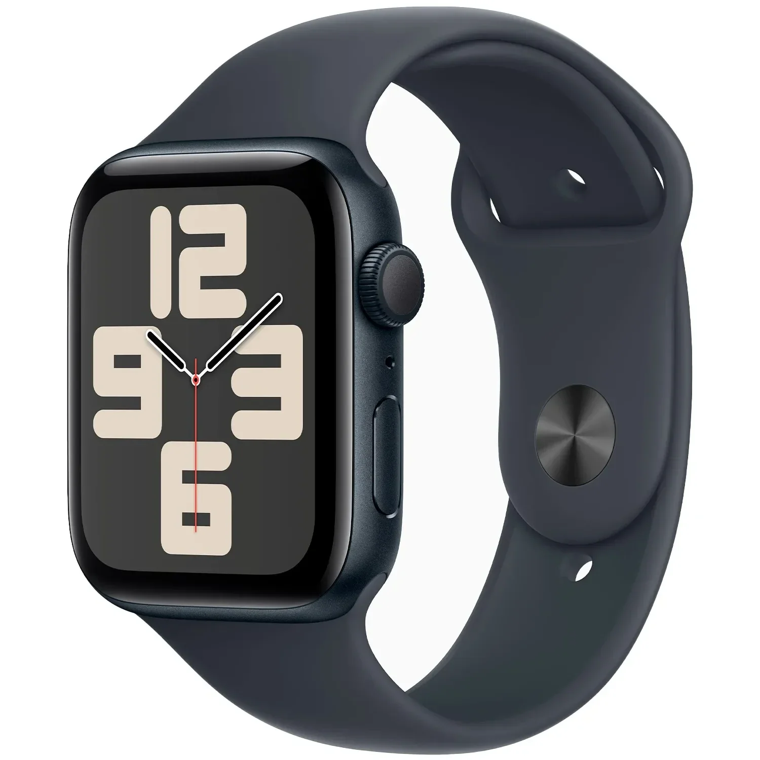 Apple Watch SE GPS 44mm Midnight Aluminium Case with With Midnight Sport Band