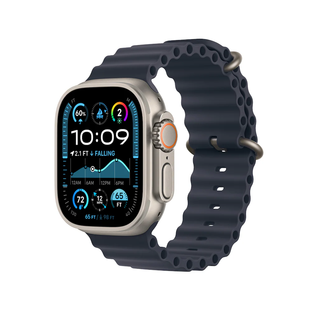 Apple Watch Ultra 2 Titanium Case with Ocean Band