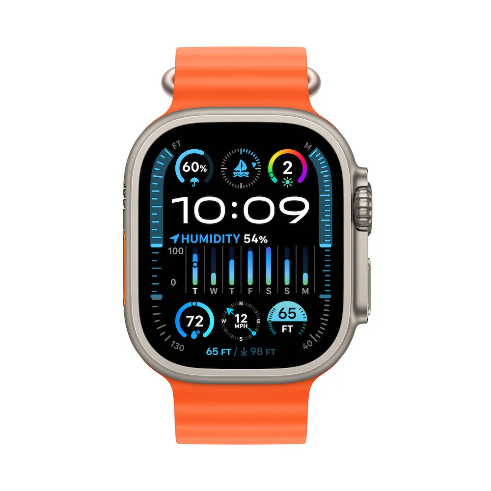 Apple Watch Ultra 2 Titanium Case with Ocean Band - Image 6