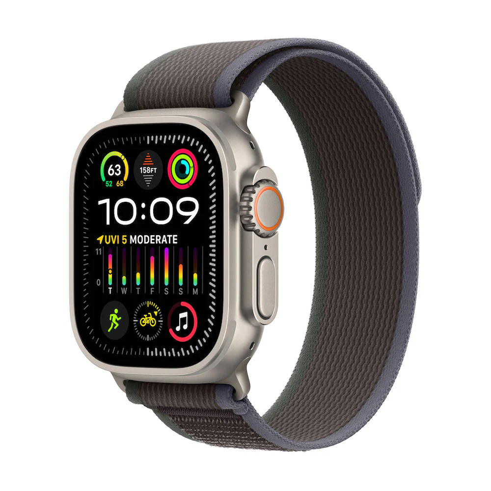 Apple Watch Ultra 2 Titanium Case with Trail Loop - Blue/Black