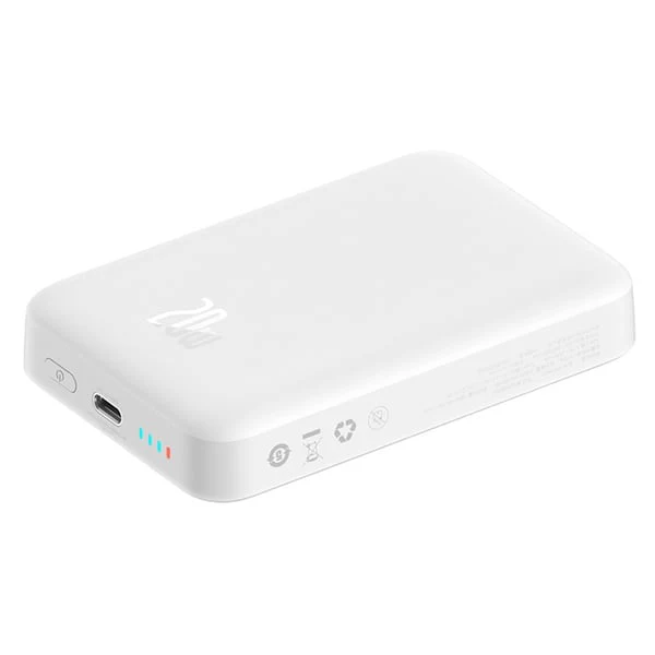 Baseus Magnetic Power Bank 20W | 10000mAh - White - Image 2