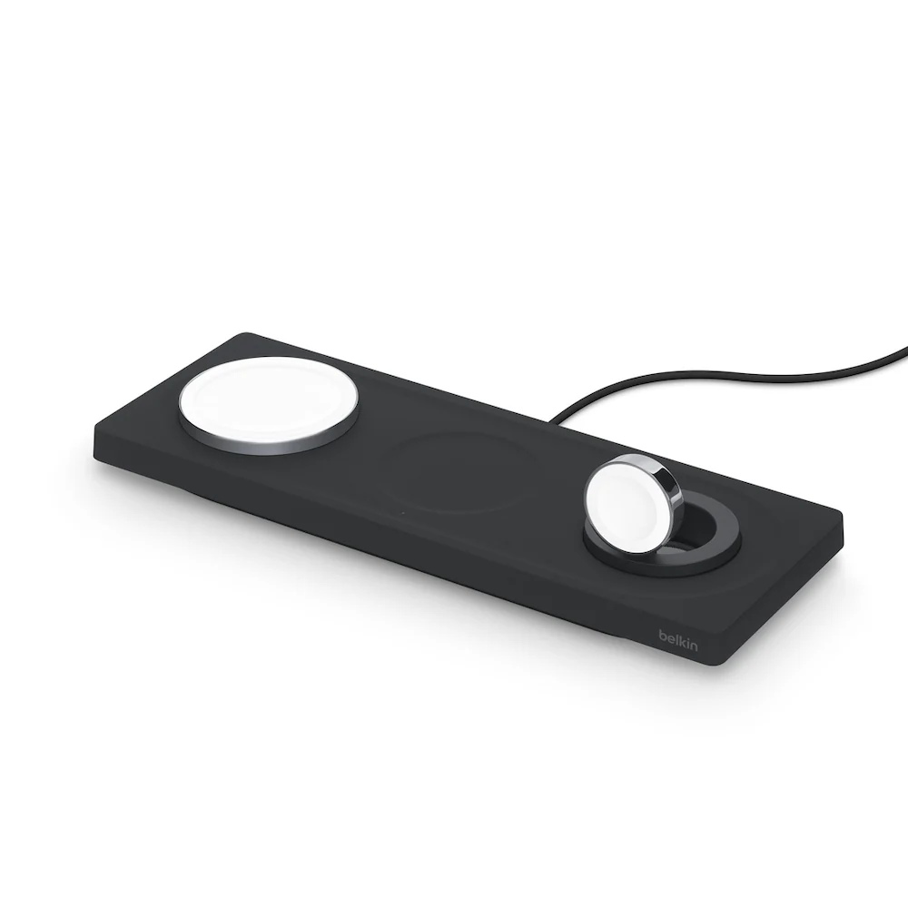 Belkin 3-in-1 Wireless Charging Pad with MagSafe - Black