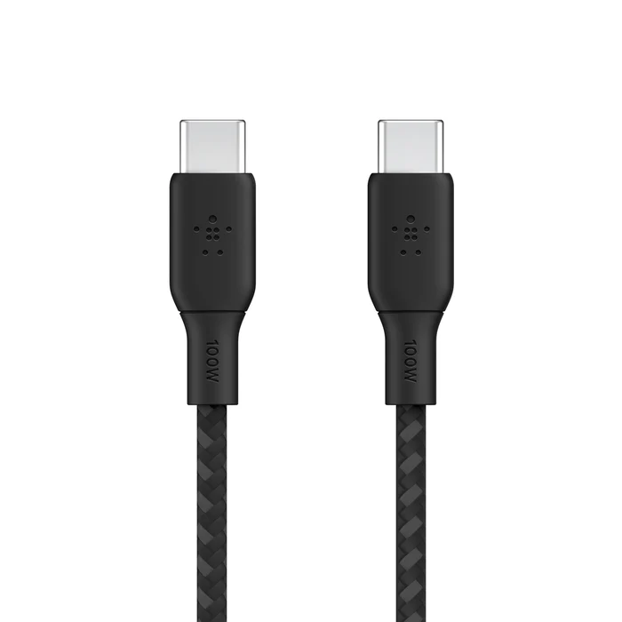 Belkin Boost Charge Braided USB-C to USB-C Cable 100W PD (2m) - Image 4