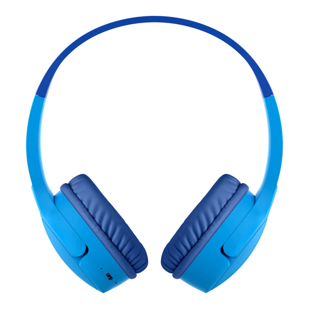 Belkin SoundForm Mini Kids Wireless Headphones with Built in Microphone - Blue