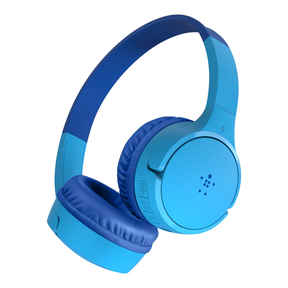 Belkin SoundForm Mini Kids Wireless Headphones with Built in Microphone - Blue - Image 2