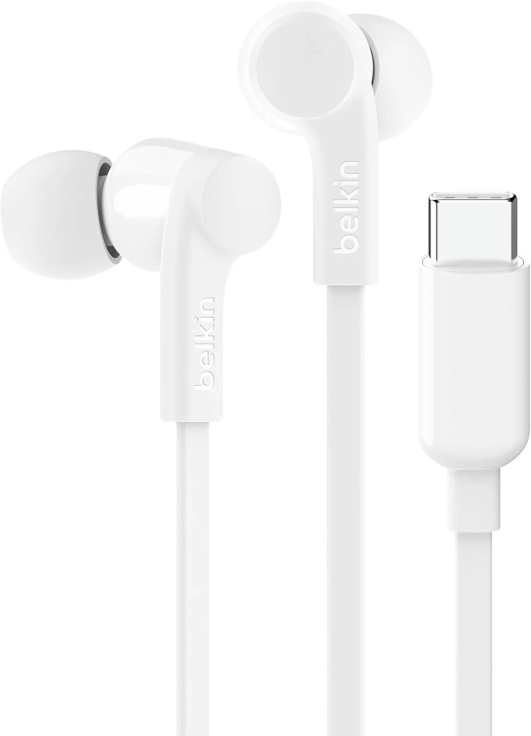 Belkin Wired Earbuds with USB-C Connector - White