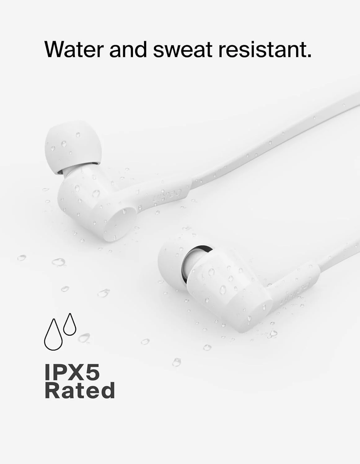 Belkin Wired Earbuds with USB-C Connector - White - Image 2
