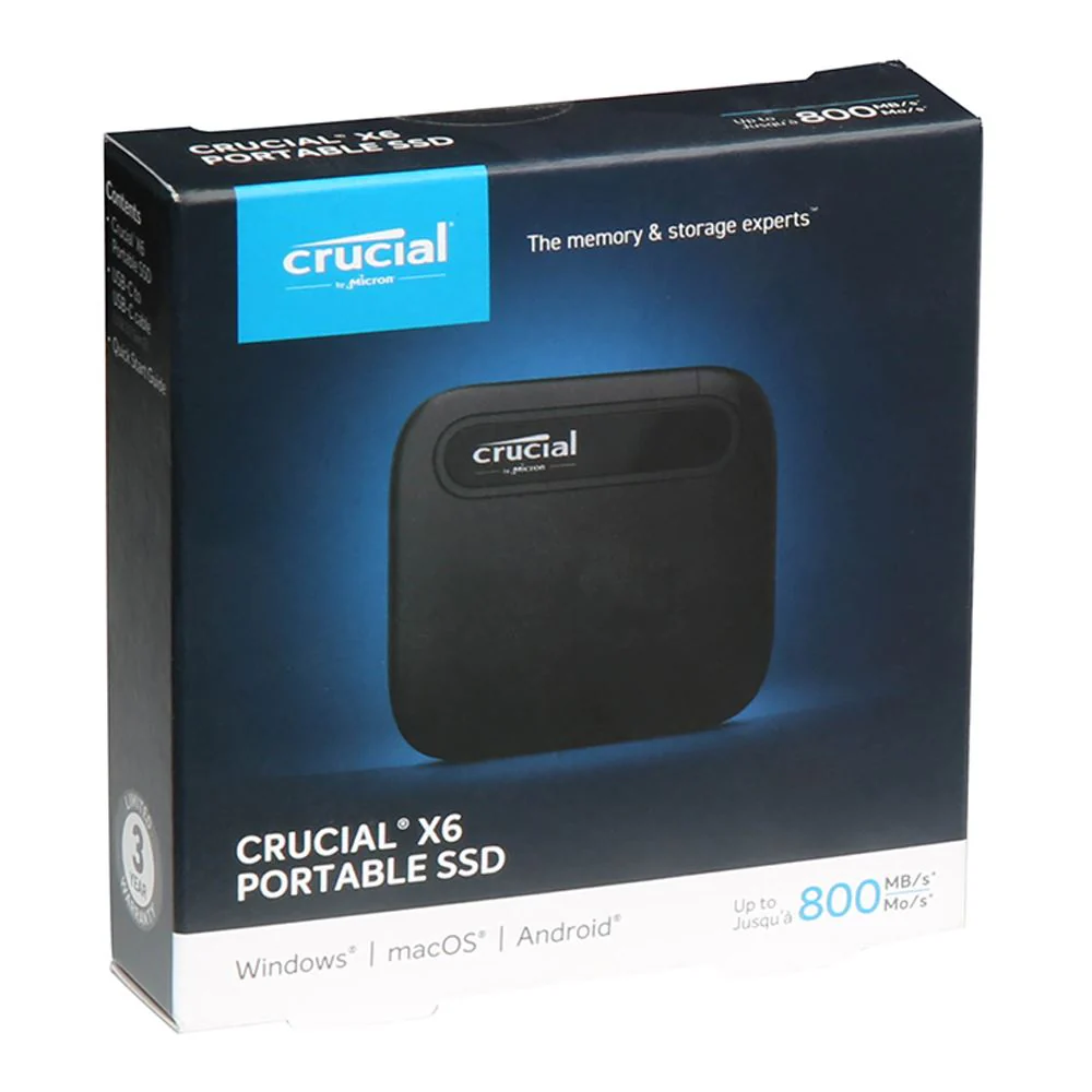 Crucial X6 2TB Portable SSD - Image 2