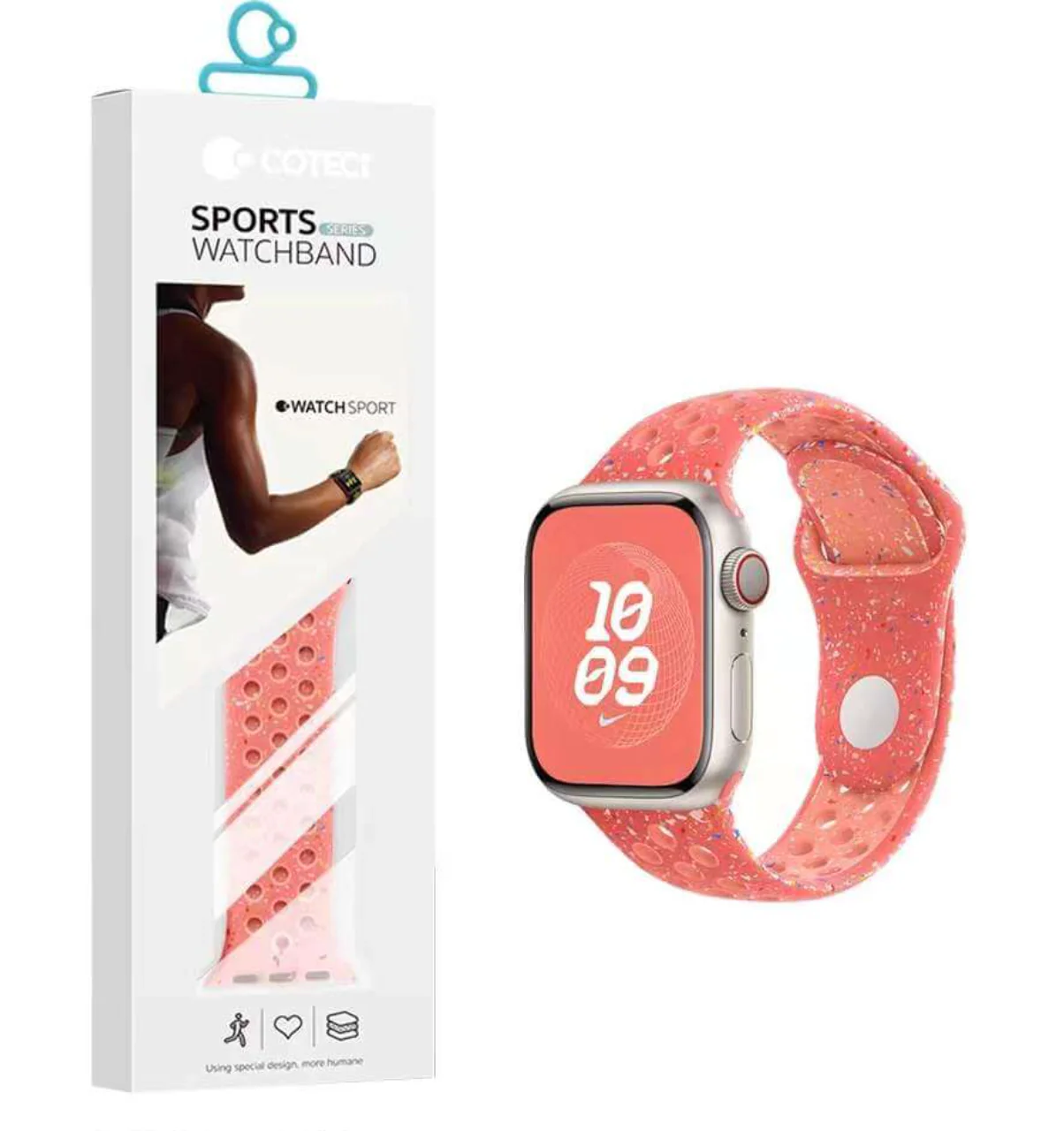 Coteci Magic Ember Liquid Silicone Sport Watch Band 38/40/41mm - Image 7
