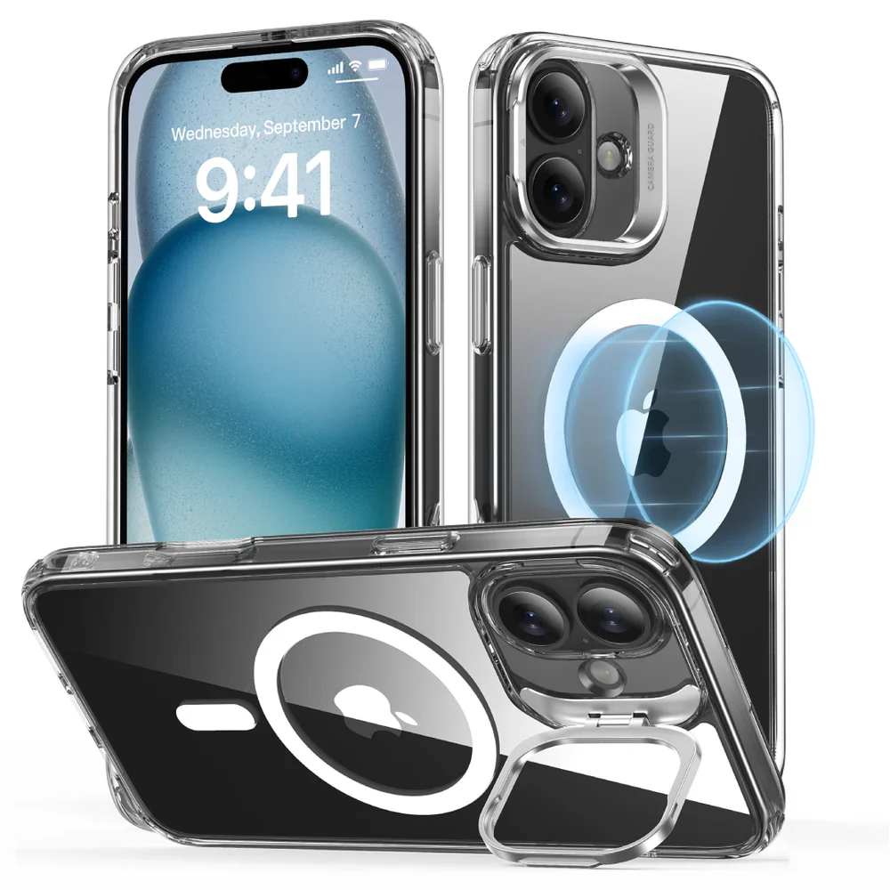 ESR iPhone 16 Classic Hybrid Case with Stash Stand - Image 2