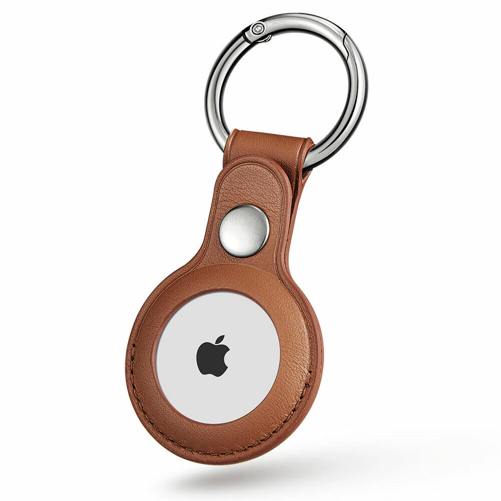 ESR Metro Leather AirTag Keychain Case - Image 3