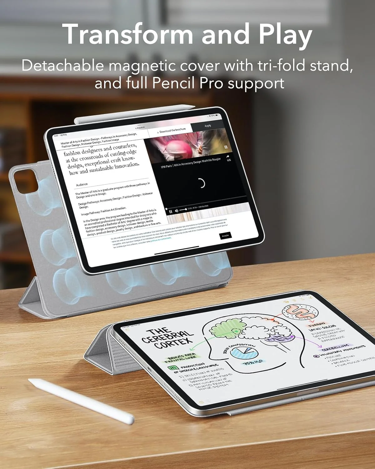 ESR Tri Fold Case for iPad Pro 11" 2024 - Image 3