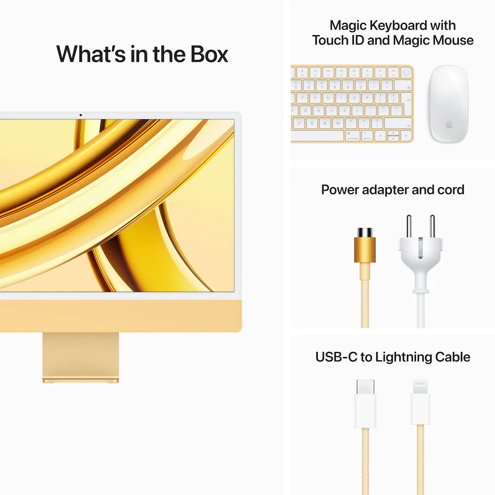iMac with Retina 4.5K display | Apple M3 Chip | 8- Core CPU | 10-Core GPU | 256GB - Image 28