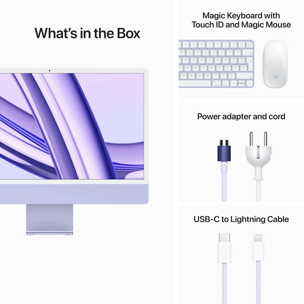 iMac with Retina 4.5K display | Apple M3 Chip | 8- Core CPU | 10-Core GPU | 512GB - Image 20