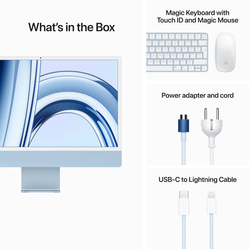 iMac with Retina 4.5K display | Apple M3 Chip | 8- Core CPU | 10-Core GPU | 512GB - Image 4