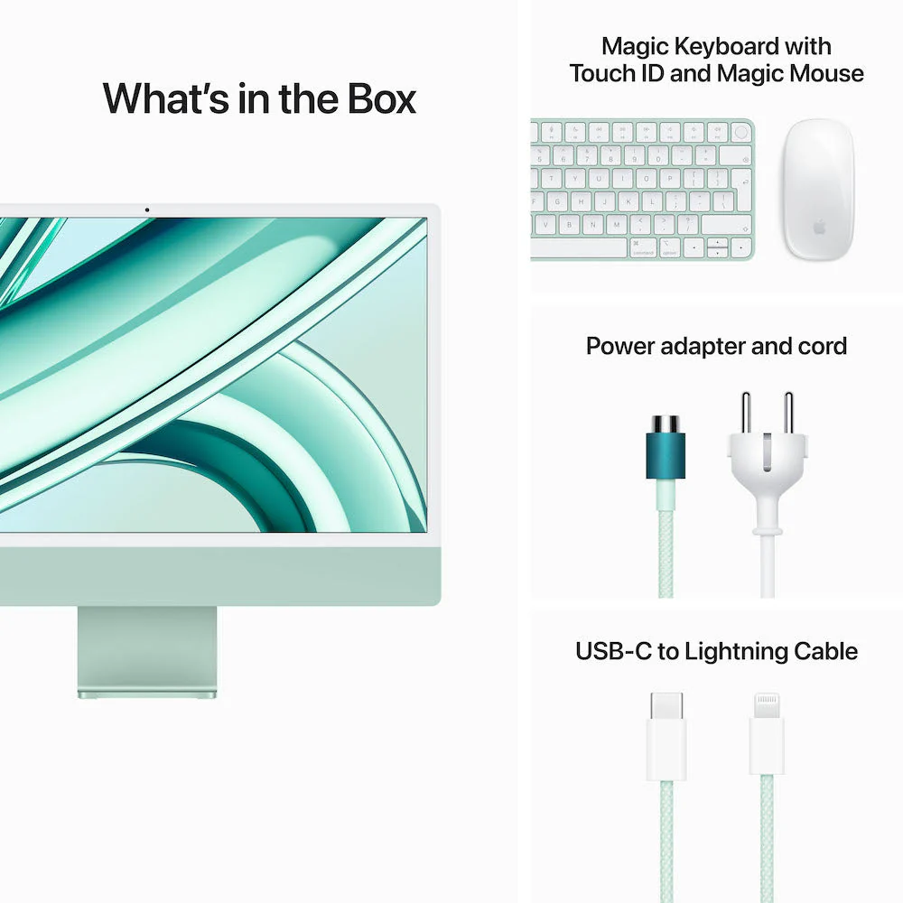 iMac with Retina 4.5K display | Apple M3 Chip | 8- Core CPU | 10-Core GPU | 512GB - Image 8
