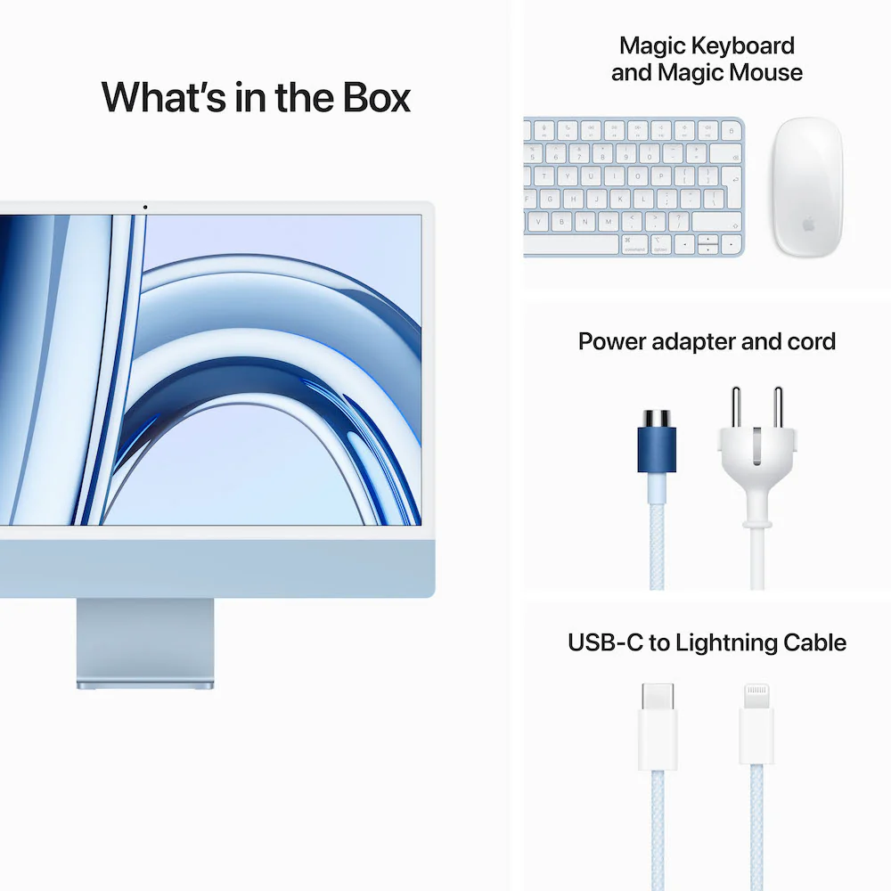 iMac with Retina 4.5K display | Apple M3 Chip | 8- Core CPU | 8-Core GPU | 256GB - Image 4