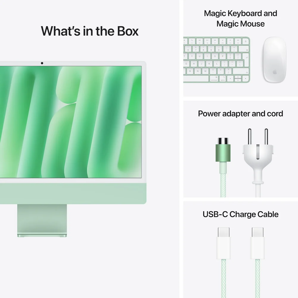 iMac with Retina 4.5K display | Apple M4 Chip | 8- Core CPU | 8-Core GPU | 16GB | 256GB - Image 16