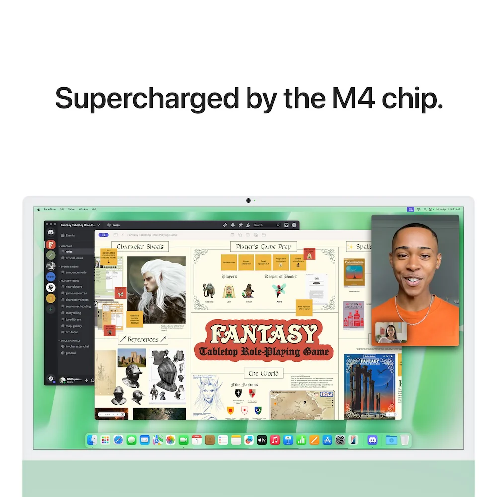 iMac with Retina 4.5K display | Apple M4 Chip | 8- Core CPU | 8-Core GPU | 16GB | 256GB - Image 17