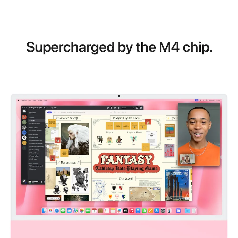iMac with Retina 4.5K display | Apple M4 Chip | 8- Core CPU | 8-Core GPU | 16GB | 256GB - Image 24