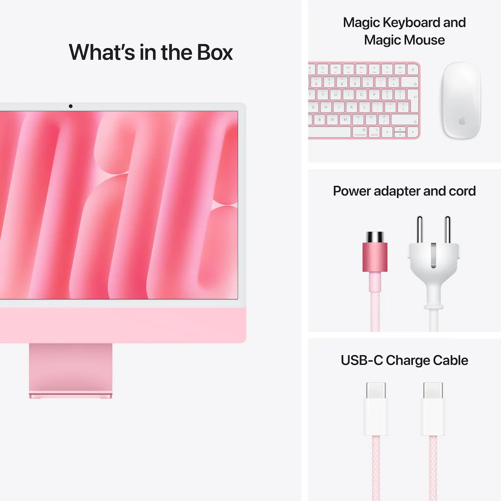 iMac with Retina 4.5K display | Apple M4 Chip | 8- Core CPU | 8-Core GPU | 16GB | 256GB - Image 27