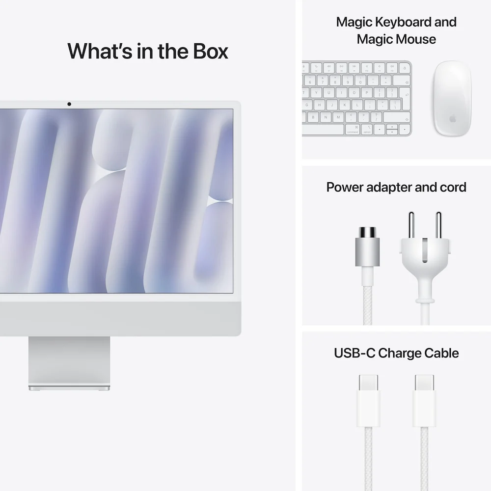 iMac with Retina 4.5K display | Apple M4 Chip | 8- Core CPU | 8-Core GPU | 16GB | 256GB - Image 36