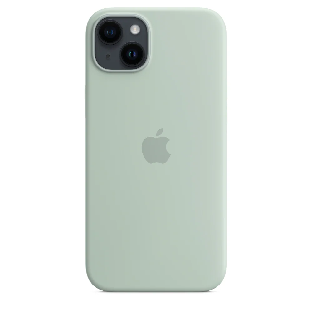 iPhone 14 Plus Silicone Case with MagSafe - Succulent - Image 3