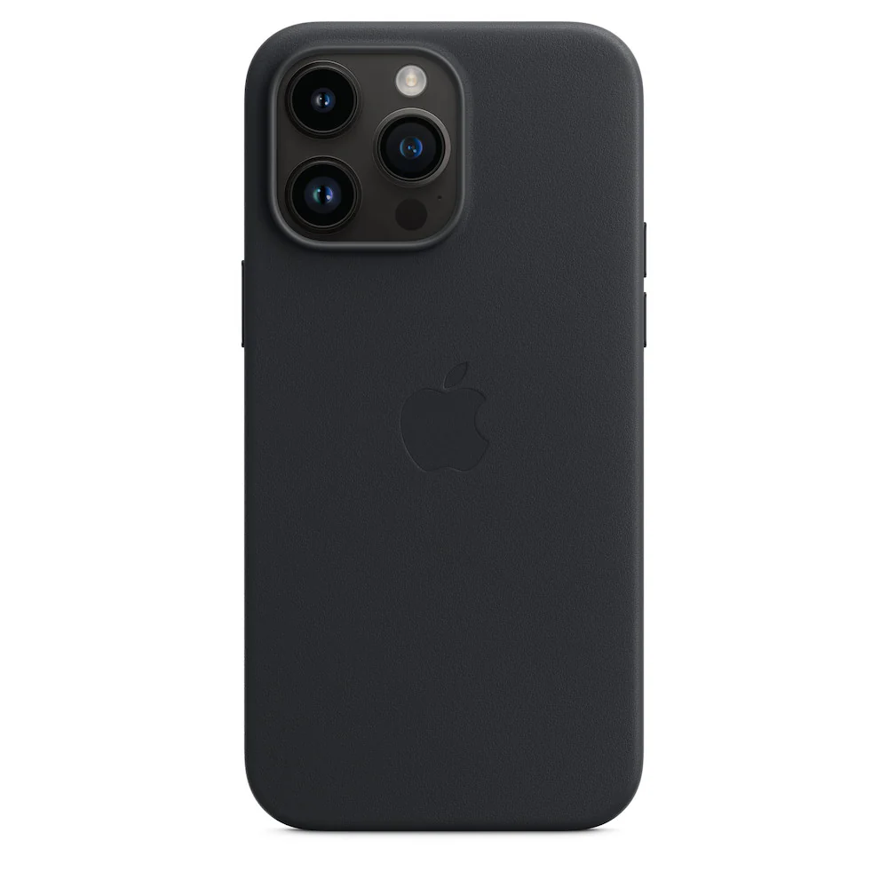 Apple iPhone 14 Pro Max Leather Case with MagSafe - Midnight - Image 3
