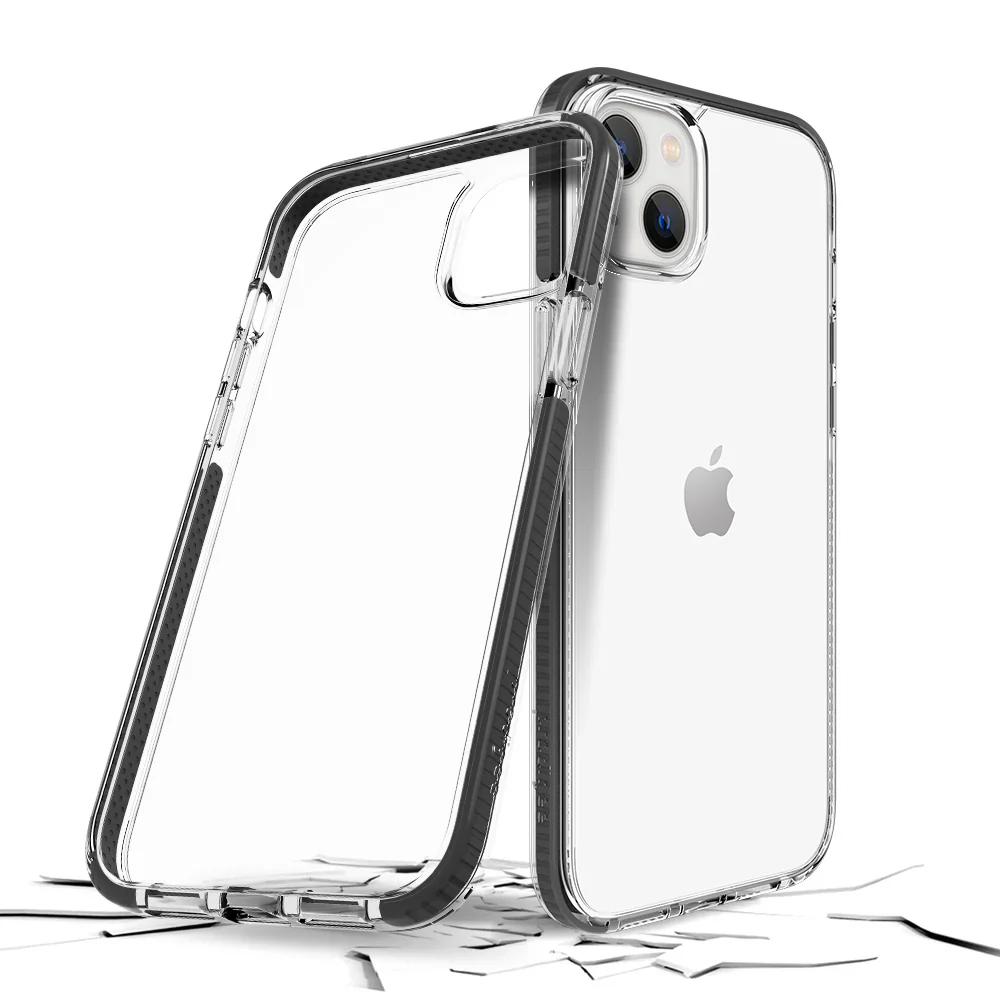 iPhone 14 Safetee Steel Clear Case