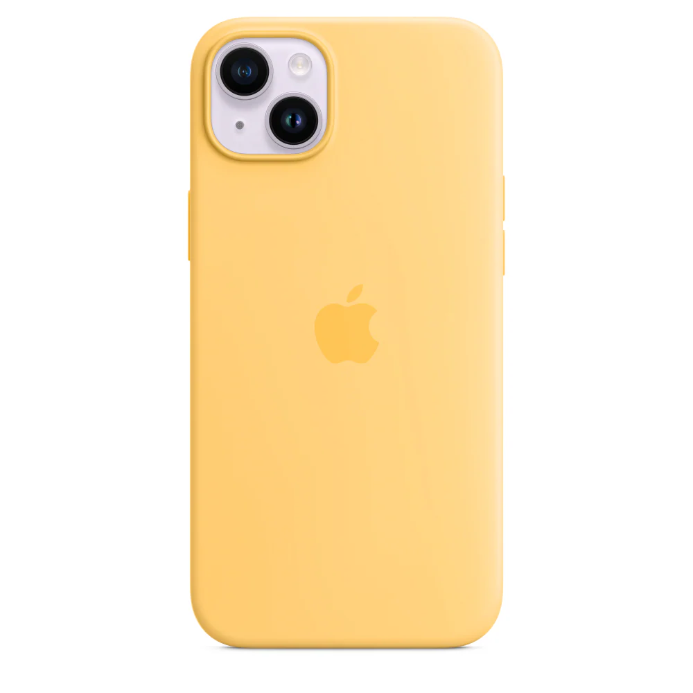 iPhone 14 Silicone Case with MagSafe - Sunglow - Image 3