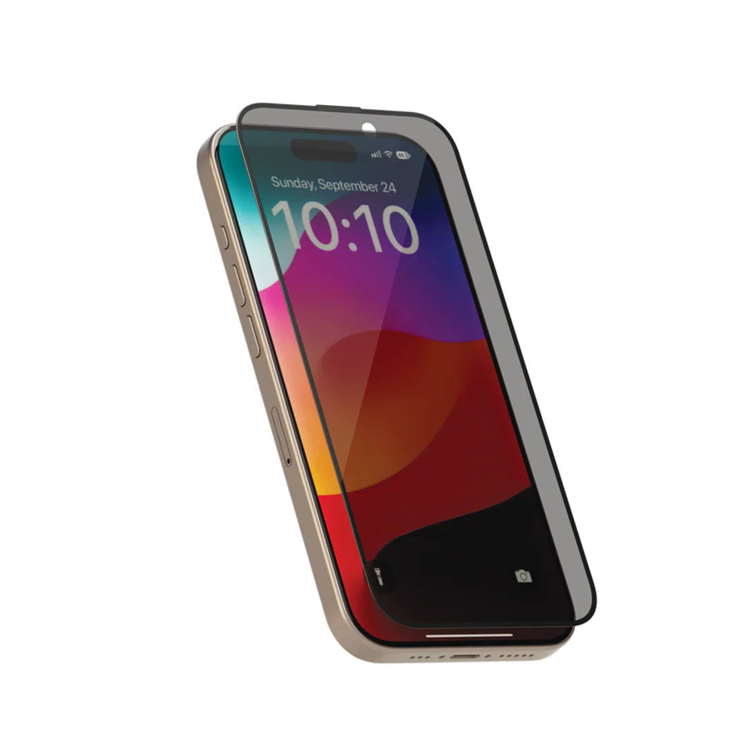 Levelo Full Screen Twice-Tempered Glass for iPhone 15 Pro