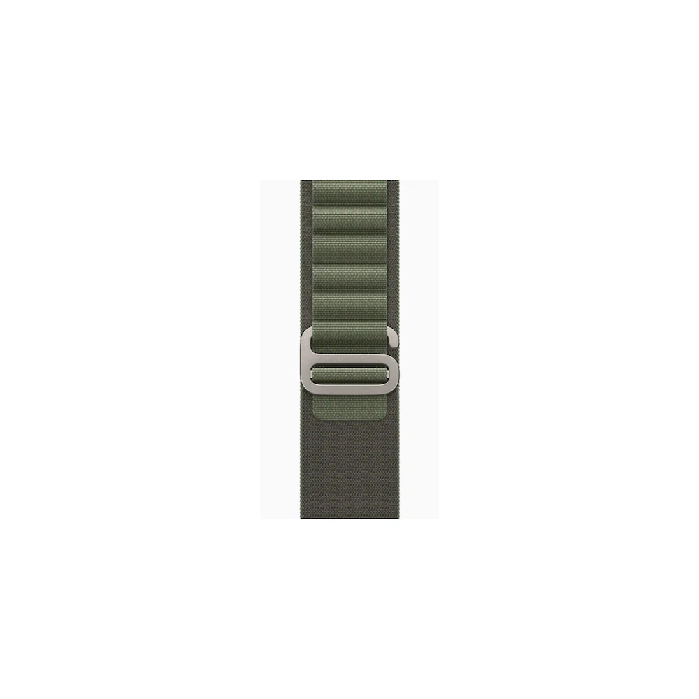 PAWA California Alpine Apple Watch Strap with G-Hook - Green - Image 2