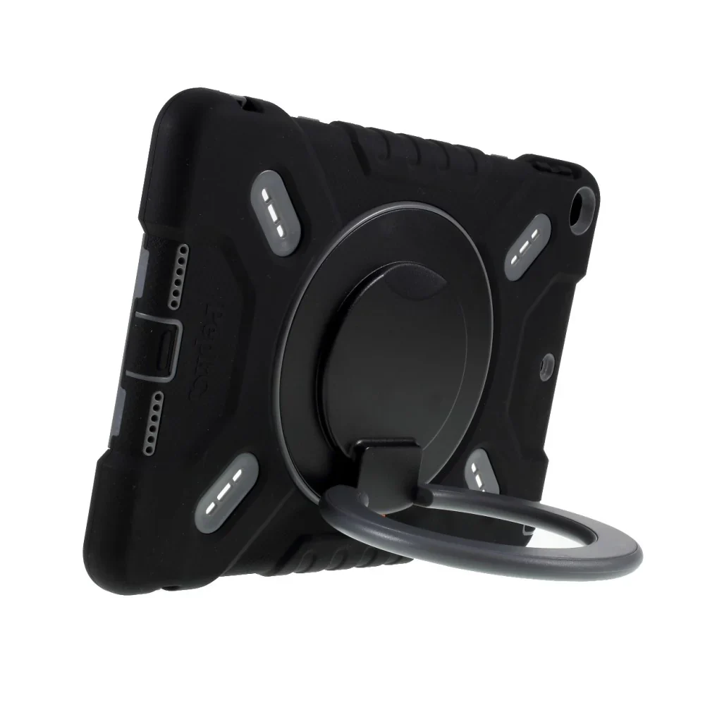 Pepkoo Cover For Ipad 10.2 With Kickstand - Black - Image 4