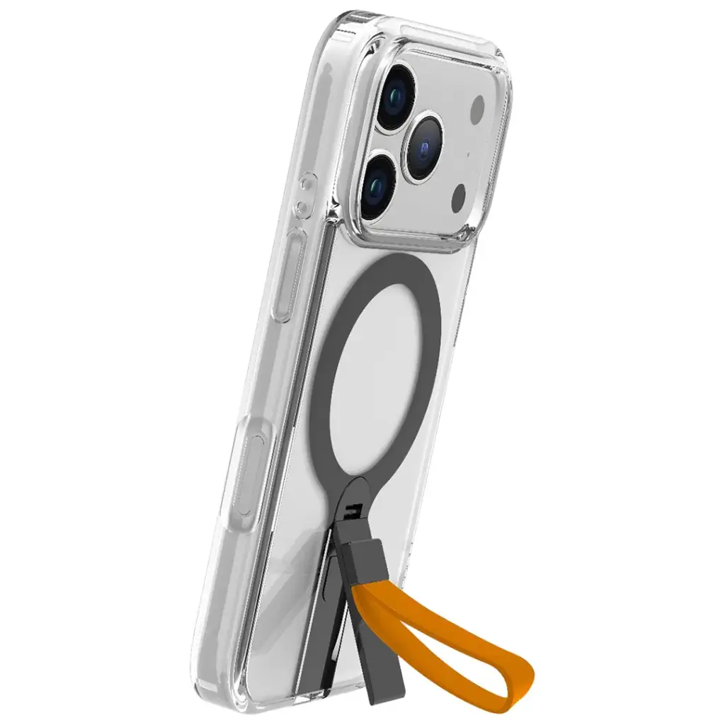 Levelo Spira Grip Case for iPhone 17 Pro Sunrise Orange