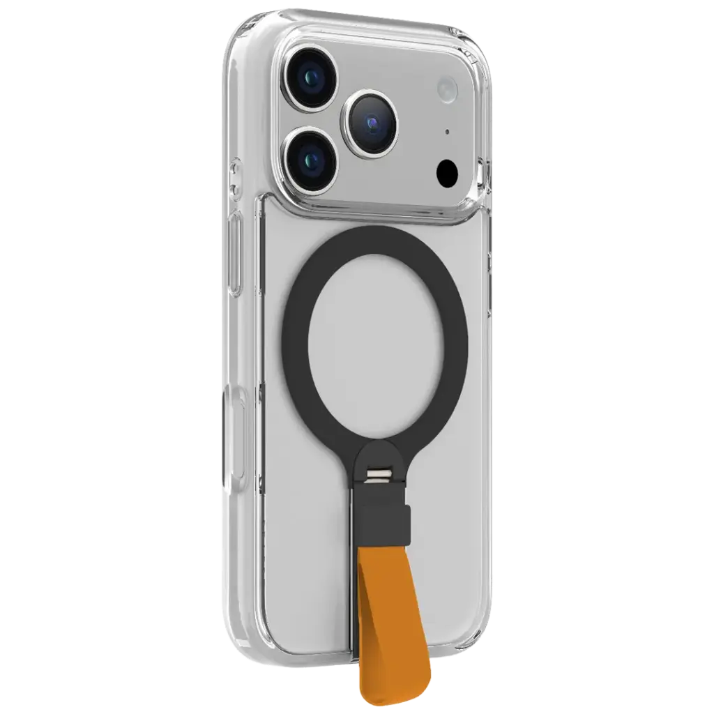 Levelo Spira Grip Case for iPhone 17 Pro Sunrise Orange - Image 2
