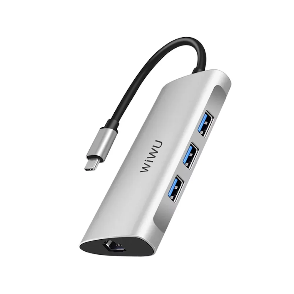 Wiwu Alpha 6-in-1 USB-C Adapter - Image 2